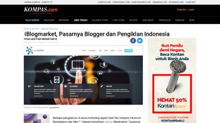 
                            11. iBlogmarket, Pasarnya Blogger dan Pengiklan Indonesia - Kilas Daerah