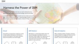 
                            4. IBM Academic Initiative | Harness the Power of IBM | OnTheHub