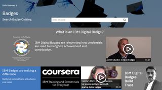 
                            5. IBM Badges - IBM Skills Gateway - Global