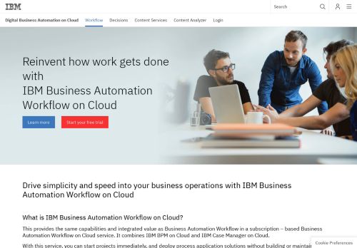 
                            2. IBM Business Automation Workflow on Cloud - IBM BPM on Cloud