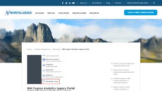 
                            10. IBM Cognos Analytics Legacy Portal - NewIntelligence
