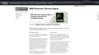 
                            5. IBM Electronic Service Agent