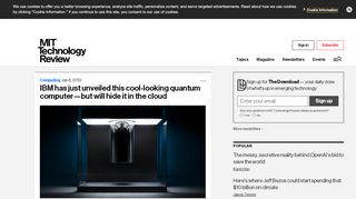 
                            13. IBM has just unveiled this cool-looking quantum computer—but will ...