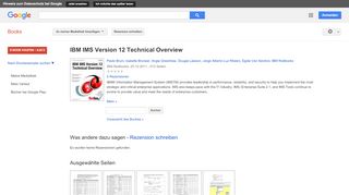 
                            7. IBM IMS Version 12 Technical Overview