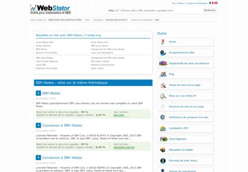 
                            7. IBM iNotes - Webstator