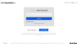 
                            10. IBM MaaS Login - MaaS360 - IBM MaaS360 with Watson