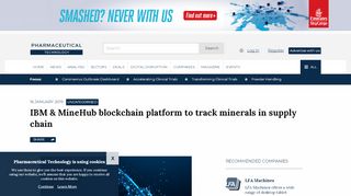 
                            7. IBM & MineHub blockchain platform to track minerals in supply chain