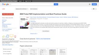 
                            5. IBM ProtecTIER Implementation and Best Practices Guide - Risultati da Google Libri
