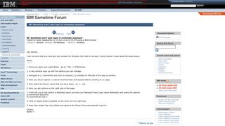 
                            7. IBM Sametime Forum : RE: Sametime won't auto login or remember ...