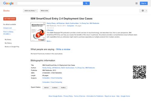 
                            6. IBM SmartCloud Entry 2.4 Deployment Use Cases