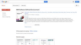 
                            11. IBM Software Defined Environment