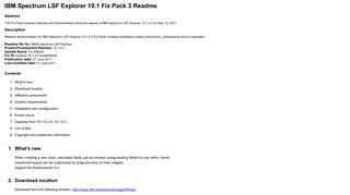 
                            12. IBM Spectrum LSF Explorer 10.1.0.3 Fix Pack Readme