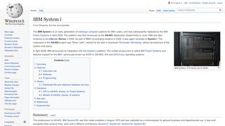
                            10. IBM System i - Wikipedia