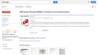 
                            9. IBM System Storage DS8000: Architecture and Implementation - Google Books Result