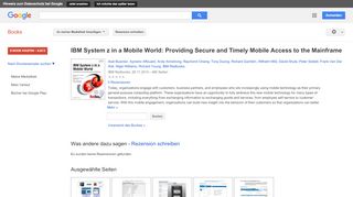 
                            10. IBM System z in a Mobile World: Providing Secure and Timely Mobile ...