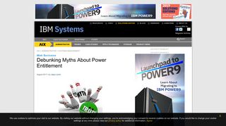 
                            12. IBM Systems Magazine - Debunking Myths About Power Entitlement