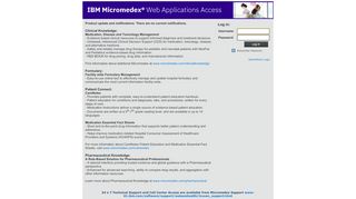 
                            2. IBM Watson Health Products: Please Login - Micromedex