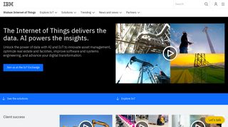 
                            2. IBM Watson Internet of Things (IoT) | IBM