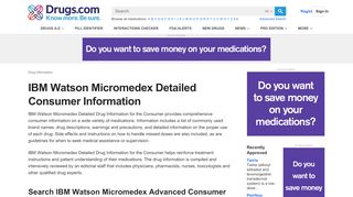 
                            10. IBM Watson Micromedex Advanced Consumer Information