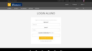 
                            3. Ibmec | Login aluno