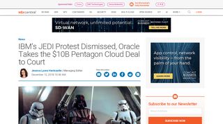 
                            7. IBM's JEDI Protest Dismissed, Oracle Takes the $10B Pentagon Clou