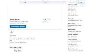 
                            5. Iboga World – Owner of Iboga World – Iboga World | LinkedIn
