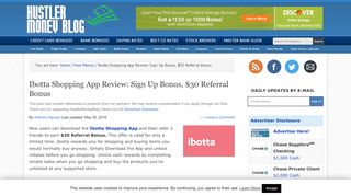 
                            12. Ibotta Shopping App Review: $10 Sign-Up Bonus Offer, $5 Referrals ...