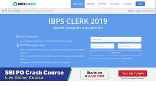 
                            11. IBPS Clerk 2019 | Online Tests | Mock Tests | Preparation | Practice Sets