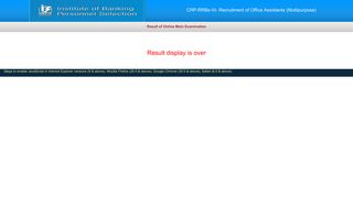 
                            4. IBPS CWE RRB-VI Office Assistants. - IBPS CWE RRB V Admit card ...