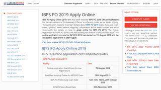 
                            6. IBPS PO Apply Online 2019: Online Application Form - Career Power