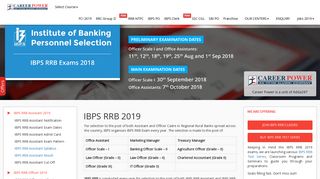 
                            5. IBPS RRB 2019 Notification, Exam Dates, Syllabus, Mains Result