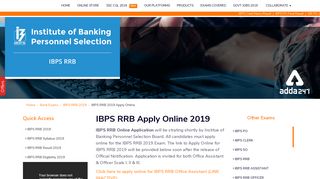 
                            6. IBPS RRB Apply Online 2019: Online Application | How to Apply