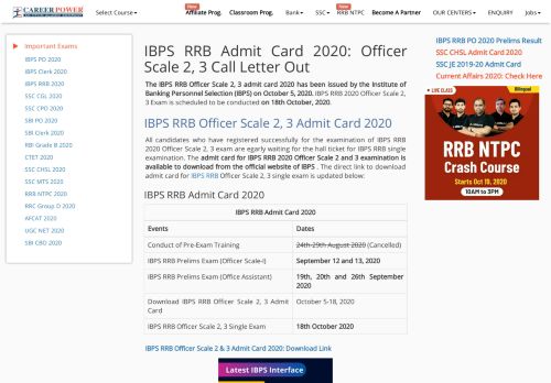 
                            2. IBPS RRB PO Interview Call Letter 2018 Out, Download Here
