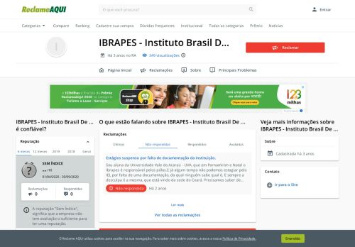 
                            7. IBRAPES - Instituto Brasil De Pesquisa E Ensino Superior - Reclame ...