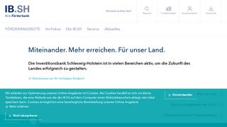 
                            10. IB.SH: Investitionsbank Schleswig-Holstein - Ihre Förderbank
