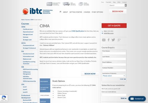 
                            13. IBTC | CIMA Qualification | IBTC Professional Business Education