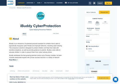 
                            13. iBuddy CyberProtection Cyber Bullying Prevention Platform