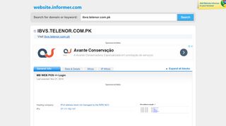
                            10. Ibvs.telenor.com.pk - Website Informer - Informer ...
