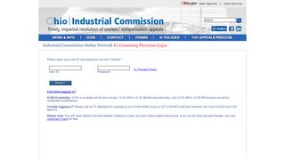 
                            5. IC Examining Physician Login Page - ic.ohio.gov