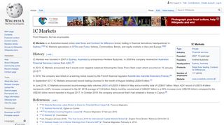 
                            6. IC Markets - Wikipedia