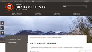
                            10. IC Solutions Video Visitations | Graham County, AZ