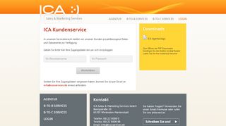 
                            6. ICA Sales & Marketing Services GmbH - Login Servicebereich