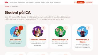 
                            1. ICA Student - bra erbjudanden för studenter | ICA