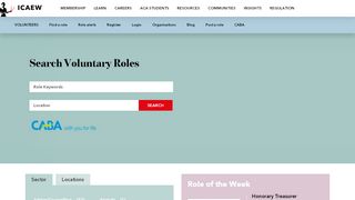 
                            11. ICAEW - Volunteers: Homepage