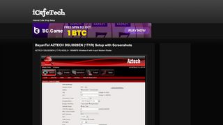 
                            7. iCafeTech: BayanTel AZTECH DSL5028EN (1T1R) Setup with ...