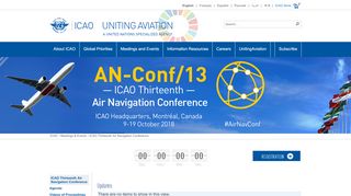 
                            12. ICAO Thirteenth Air Navigation Conference