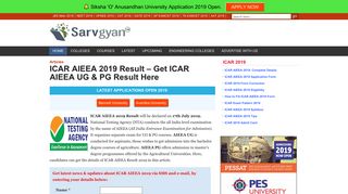 
                            4. ICAR AIEEA 2019 Result - Get ICAR AIEEA UG & PG Result Here