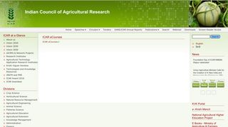 
                            10. ICAR eCourses | Indian Council of Agricultural Research