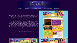 
                            4. iCarly Website Page