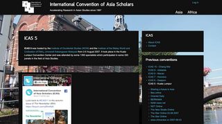 
                            8. ICAS 5 - Kuala Lumpur - International Convention of Asia Scholars ...